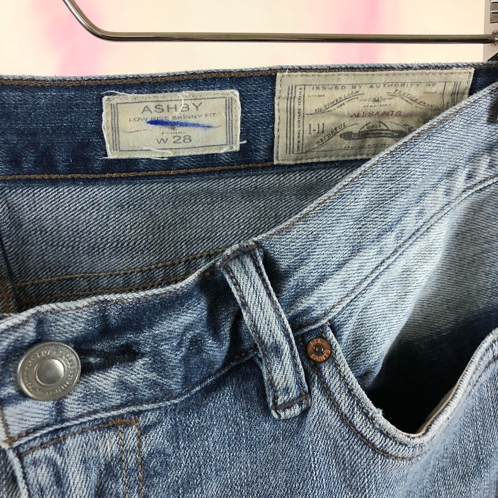 SALE All Saints Cosby Ashby Broken Boyfriend Jeans - Picture 4 of 7